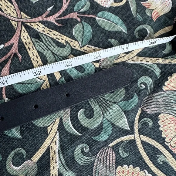 Black leather wide belt - Picture 7 of 11